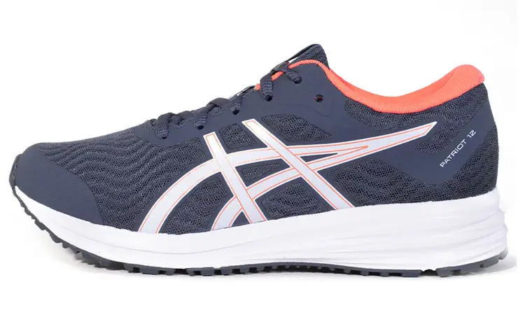 ASICS Patriot 12 Running Shoes Women's Low Top Blue/White