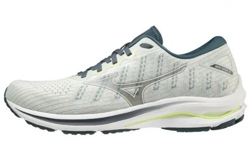 Mizuno Wave Rider 25 Comfortable Textile, Leather Slip Resistant, Abrasion Resistant, Breathable Low top Running Shoes