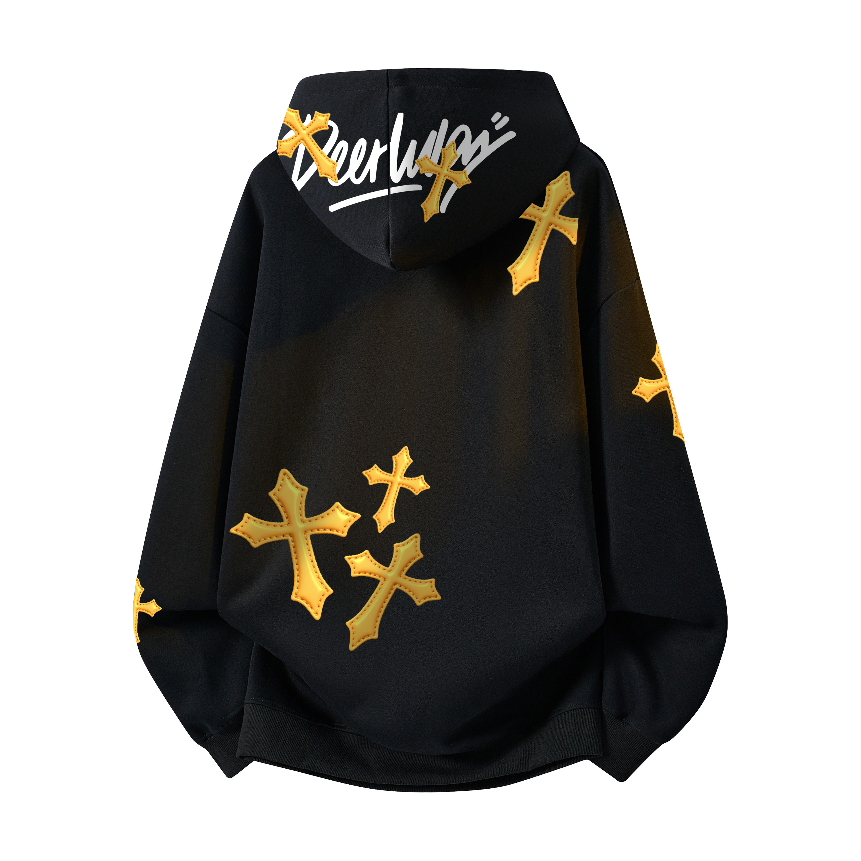 DEERWAY Retro fashionable trend warm comfortable long-sleeve hip-hop style for leisure with hood for men and women, American style, with your logo imprint, oversize