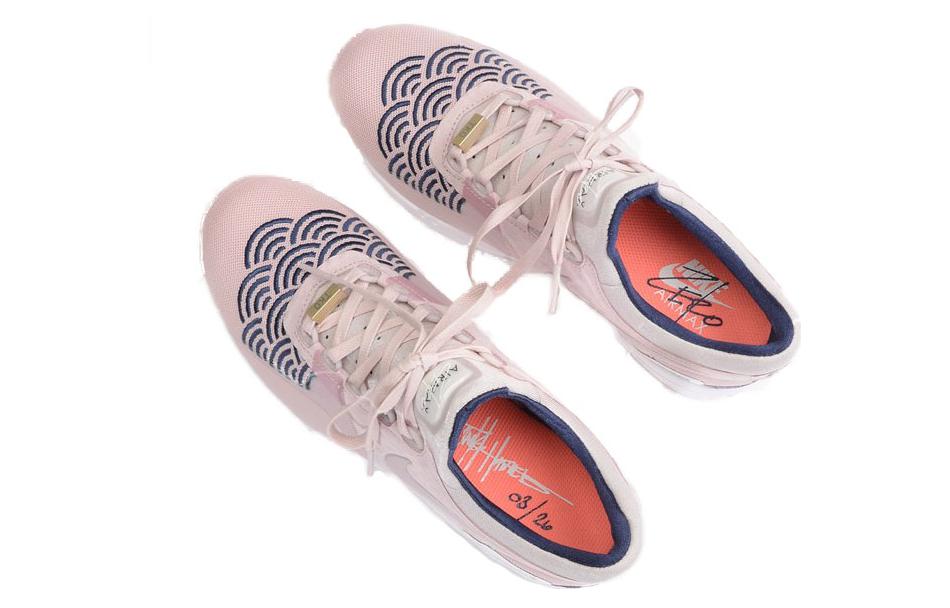 Женские кроссовки Nike Air Max Zero (розово-белые) — Розовый / белый — фото 5