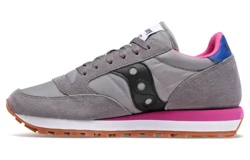 Saucony Jazz Original Abrasion Resistant Breathable Low top Running Shoes Women's Light Gray