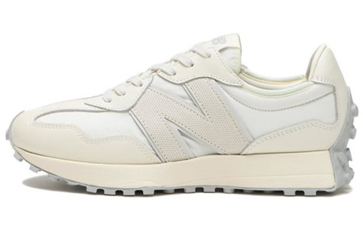 Кроссовки New Balance 327 (белые / коричневые)