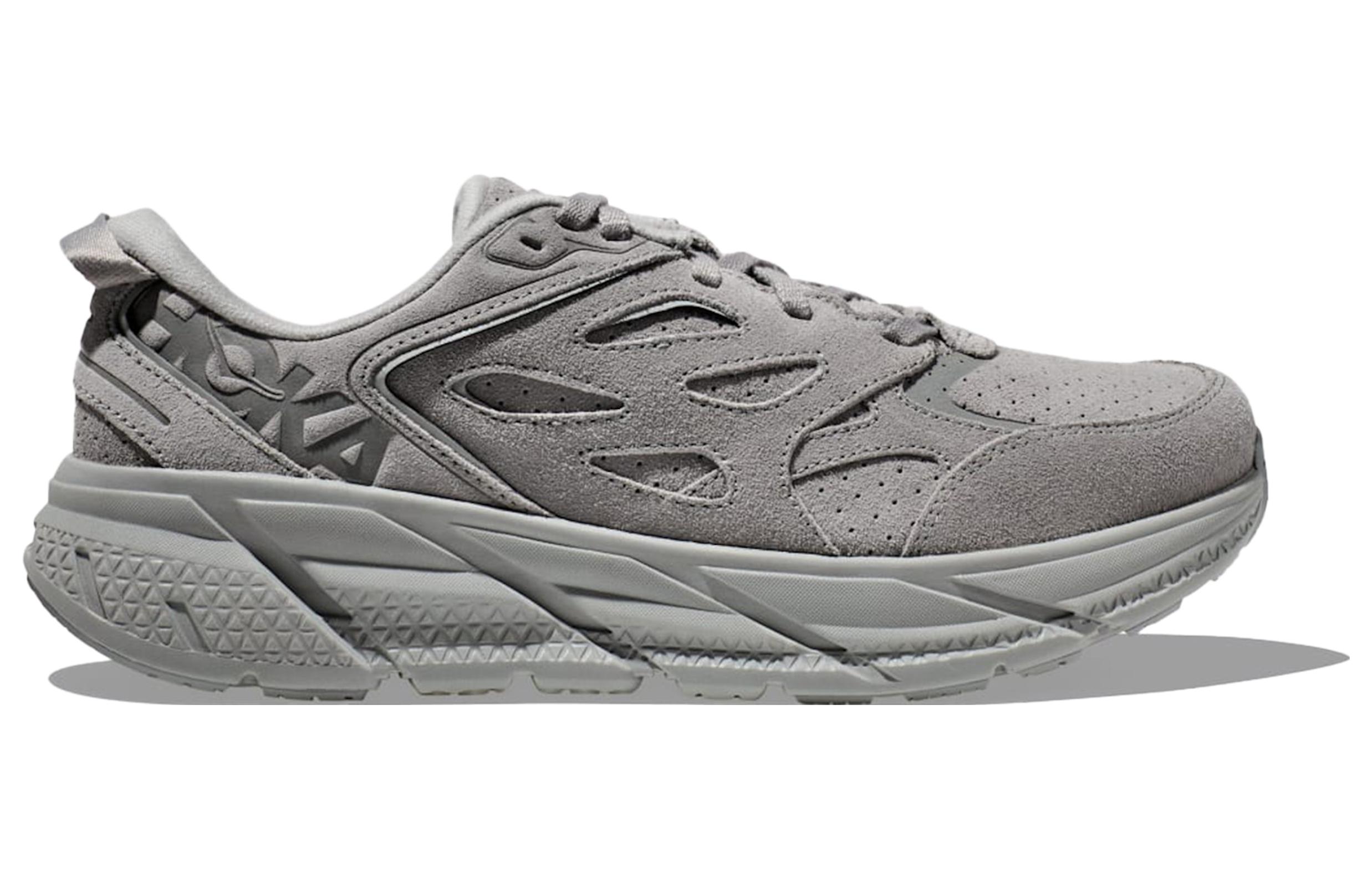 HOKA ONE ONE Clifton L Suede Limestone All Gender