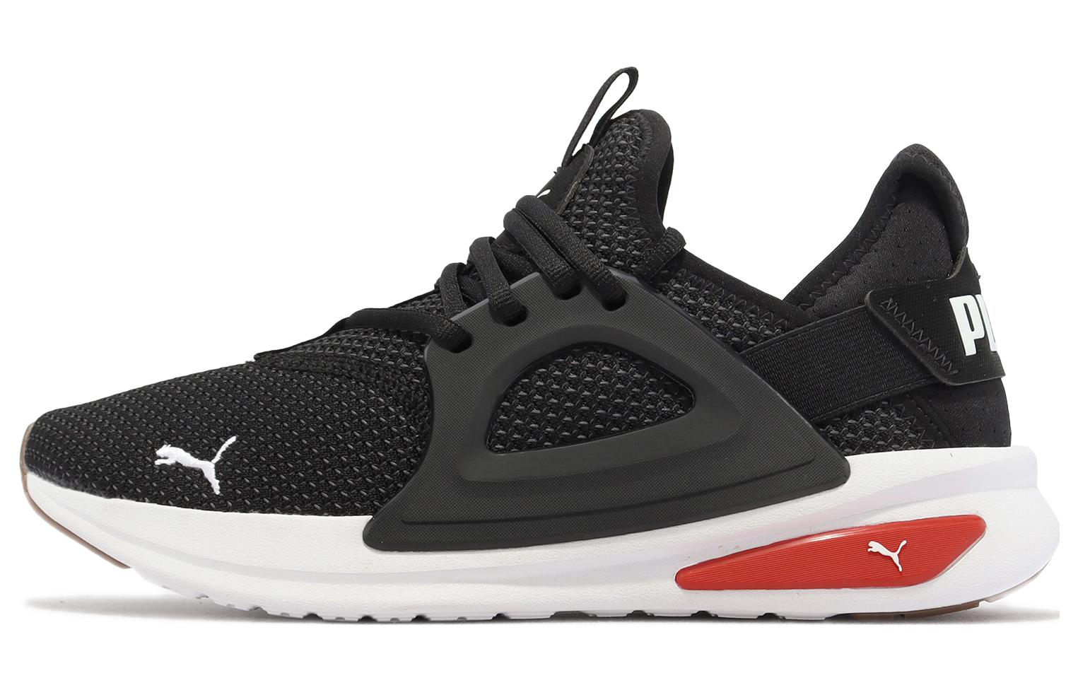 PUMA Softride Enzo Evo Knit 'Black Castlerock Red'