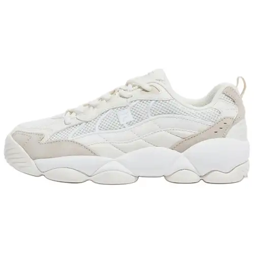 FILA Abrasion Resistant Abrasion Resistant Low top Casual Shoes Unisex Beige