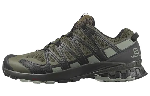 SALOMON XA Pro 3D V8 Running Shoes Men's Low Top Black/Green