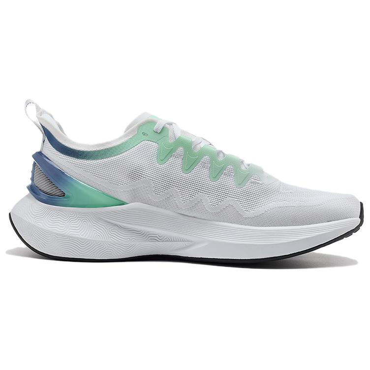 PEAK Cushioning, Wear Resistant Low top Running Shoes Men’s White Green