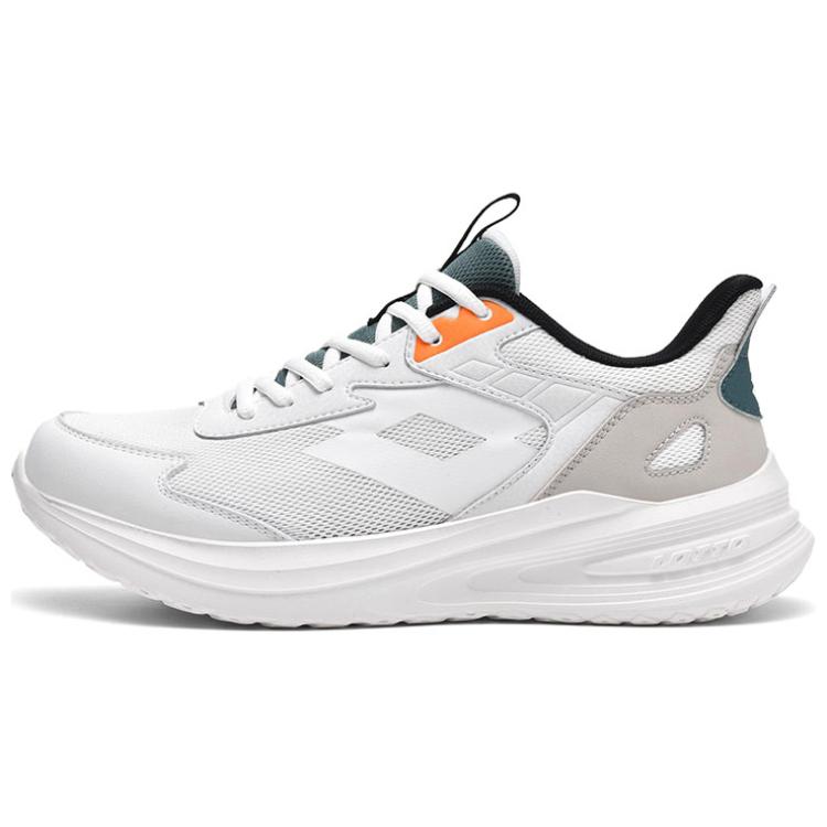 LOTTO Slip Resistant Abrasion Resistant Low top Running Shoes Unisex White Green