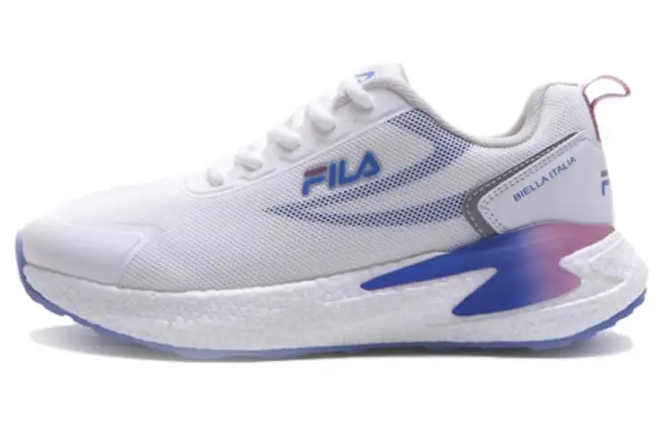 FILA Cushioning, Wear Resistant Low top Running Shoes Women's White Blue