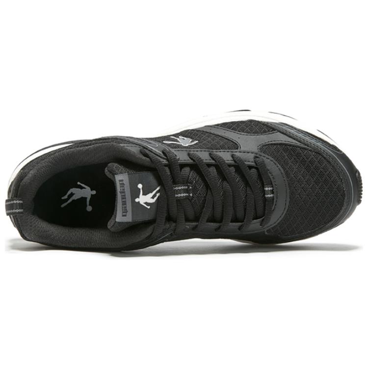 QIAODAN Abrasion Resistant Abrasion Resistant Low top Running Shoes Men’s Black White