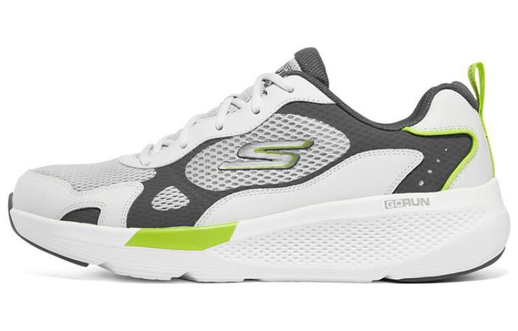 Skechers GO RUN Elevate Comfortable Textile, Synthetic Leather Low top Running Shoes Men’s Lemon Gray