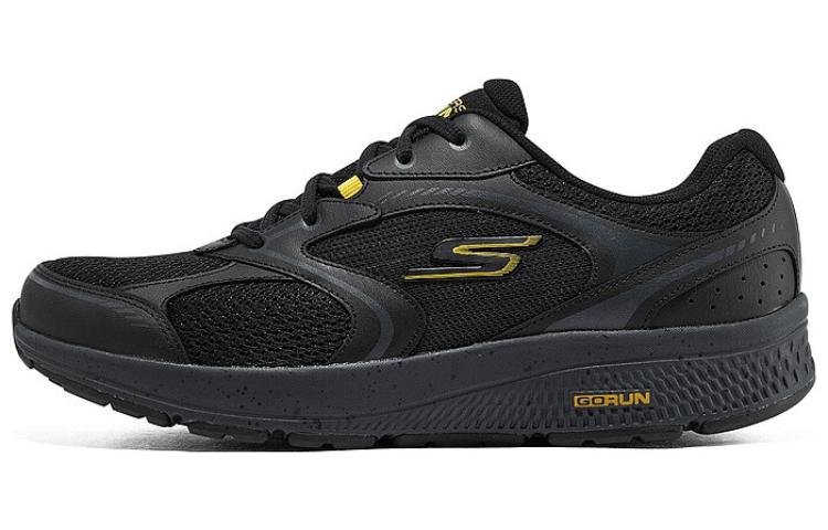 Мужские кроссовки Skechers Go Q (черно-золотые)