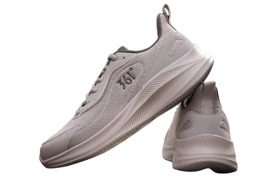 361° Mesh Cushioning Breathable Lightweight Cushioning Breathable Lightweight Low top Running Shoes Men’s Gray