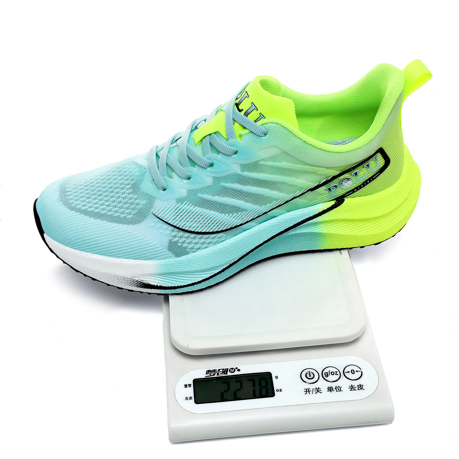 POLUDIYIPI Jie Running S7PRO Running Shoes Unisex Low Top Aurora Green