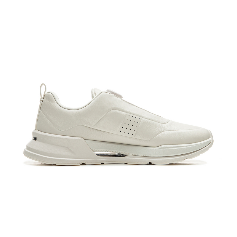 LI NING 1990 Commute Collection Abrasion Resistant Cushioning Low top Casual Running Shoes Men’s Ecru