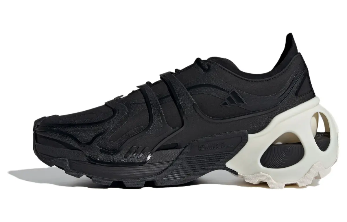 Adidas Wonder Runner Fabric Abrasion Resistant Breathable Low top Running Shoes Unisex Black