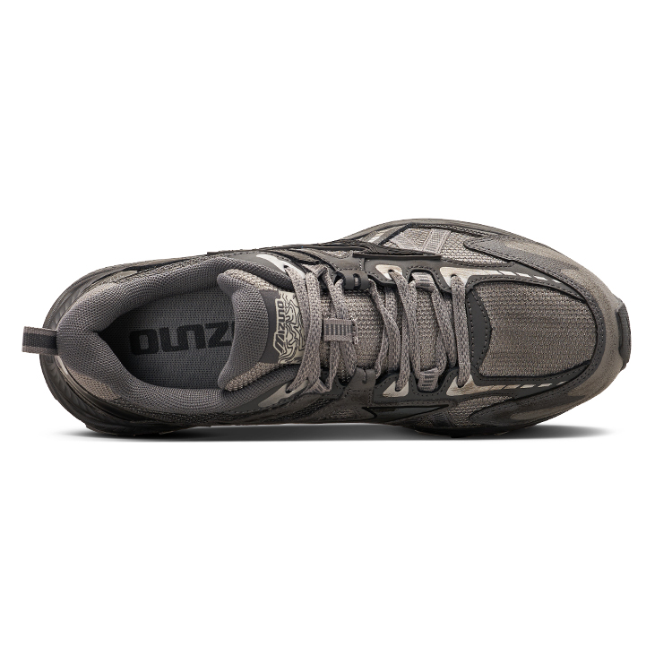 Mizuno Racer Trail Breathable Low top Running Shoes Unisex Gray Black