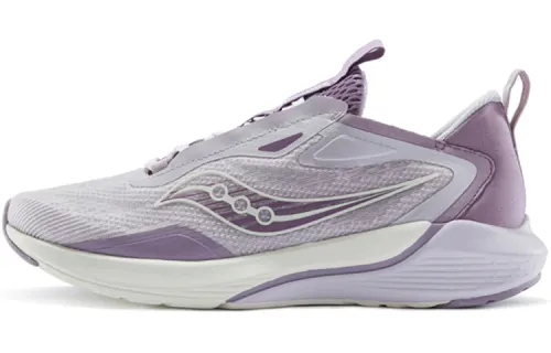 Saucony Hummingbird 1 Fabric Cushioning Slip Resistant Abrasion Resistant Breathable Low top Running Shoes Women's Pink