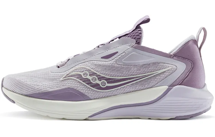Saucony Hummingbird 1 Fabric Cushioning Slip Resistant Abrasion Resistant Breathable Low top Running Shoes Women's Pink