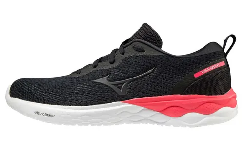 Mizuno Wave Revolt Running Shoes Women's Low Top Black/Red
