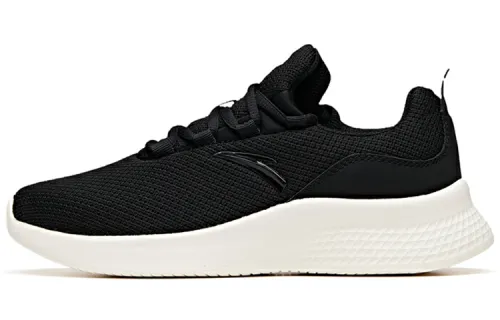 Anta Comfortable Cushioning Breathable Low top Running Shoes Women's Black
