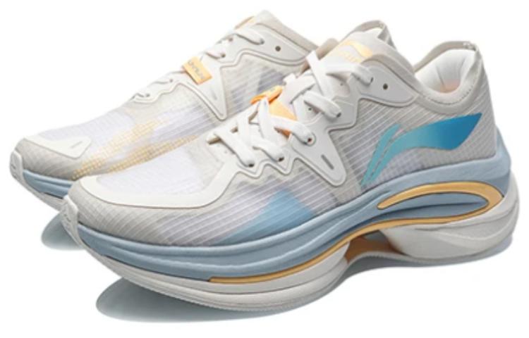 Li Ning WuShi 5S 1.0 Cushioning Slip Resistant Abrasion Resistant Low top Running Shoes Women’s Mist White