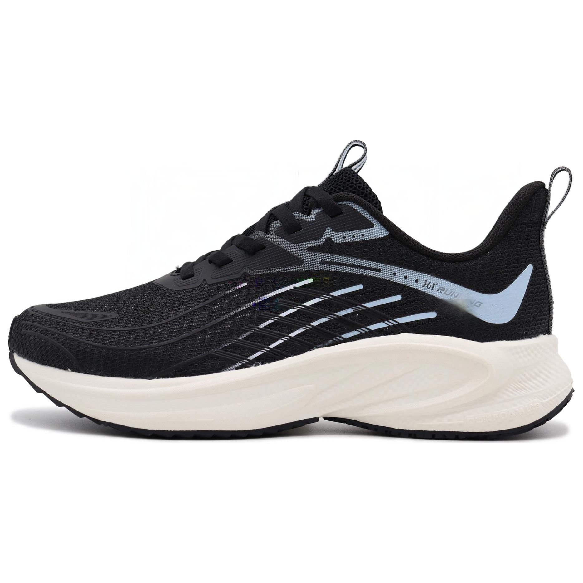 361° Abrasion Resistant Low top Running Shoes Women’s Black White