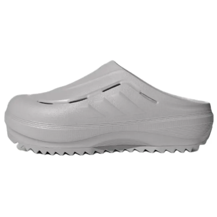 Adidas OZWAVE CLOG Comfortable Abrasion Resistant Slip Resistant Closed Toe Slippers Unisex Gray