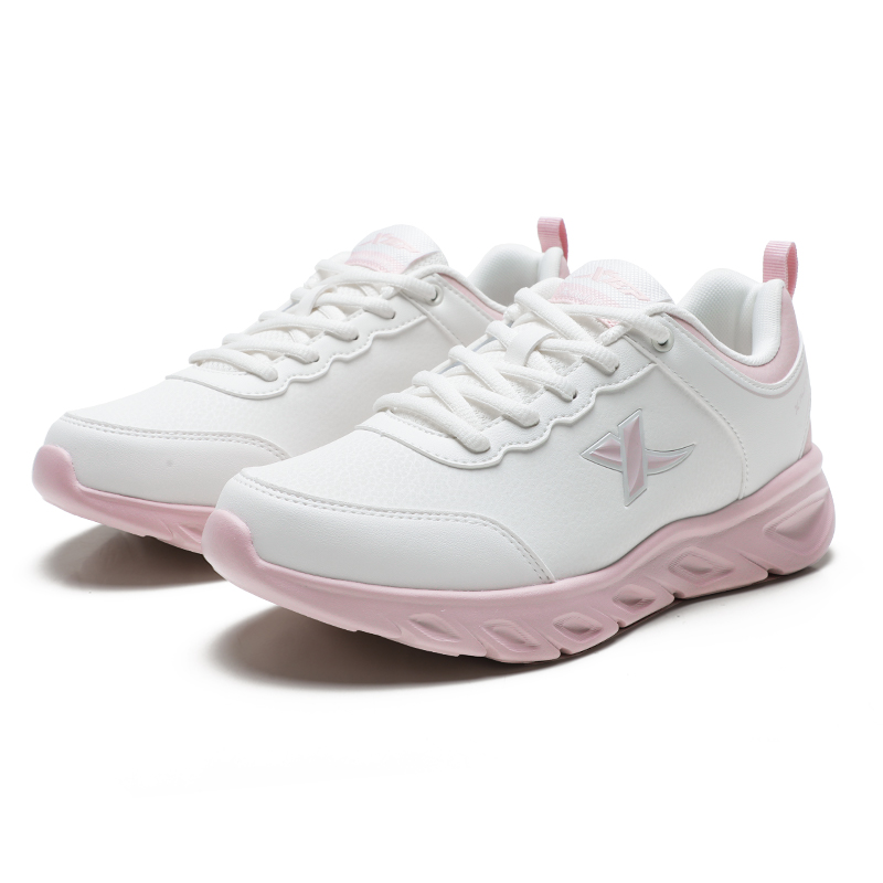 XTEP Low Top, Casual Running Shoes Women’s Sail White/Light Pink