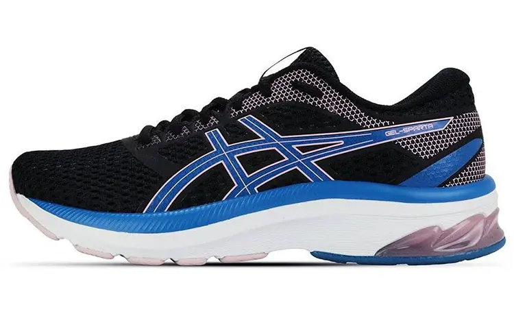 Asics Gel Sparta Athleisure Mesh Low top Running Shoes Women's Black Blue