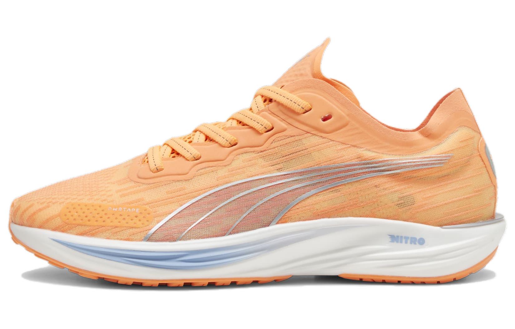 PUMA Liberate Nitro Comfortable Slip Resistant Low top Running Shoes Women's Orange