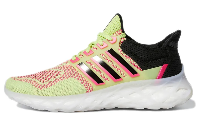 Adidas ULT Ultra Boost Web Comfortable Abrasion Resistant Low top Running Shoes Unisex Yellow Black