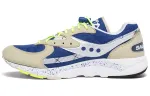 Saucony Aya Classic Vintage Mesh Non slip Lightweight Low top Training Running Shoes Men's Gray Blue White