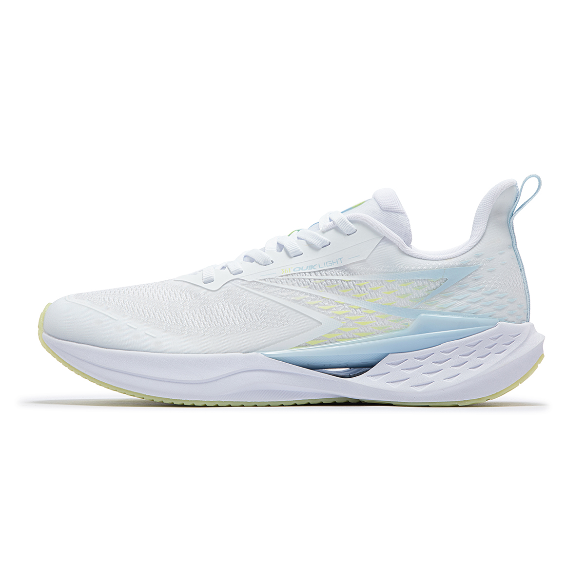 361° Slip Resistant Abrasion Resistant Low top Casual Running Shoes Men’s White Blue