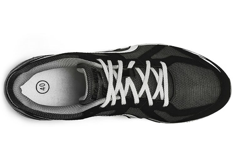 DO WIN Comfortable Cushioning Slip Resistant Abrasion Resistant Low top Marathon Running Shoes Unisex Dark Gray
