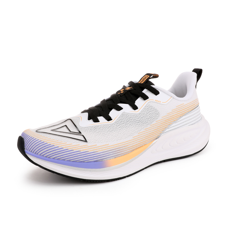 PEAK Low Top Running Shoes Men’s White Purple Blue