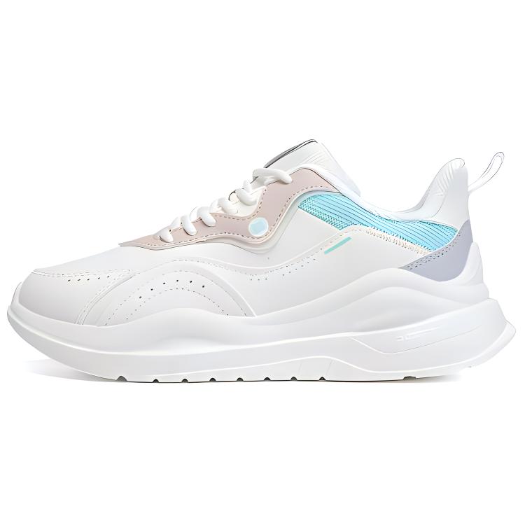 361° Slip Resistant Abrasion Resistant Low top Running Shoes Women’s White Pink