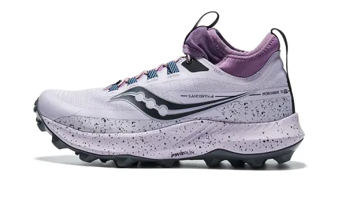 Saucony Peregrine Falcon 13 Multifunction Wear resistant And Lightweight Low top Running Shoes Women's Purple