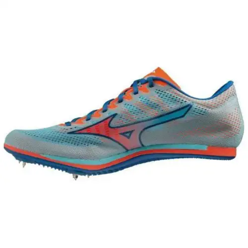 Mizuno Breathable Slip Resistant Low top Running Shoes Men's Blue Orange