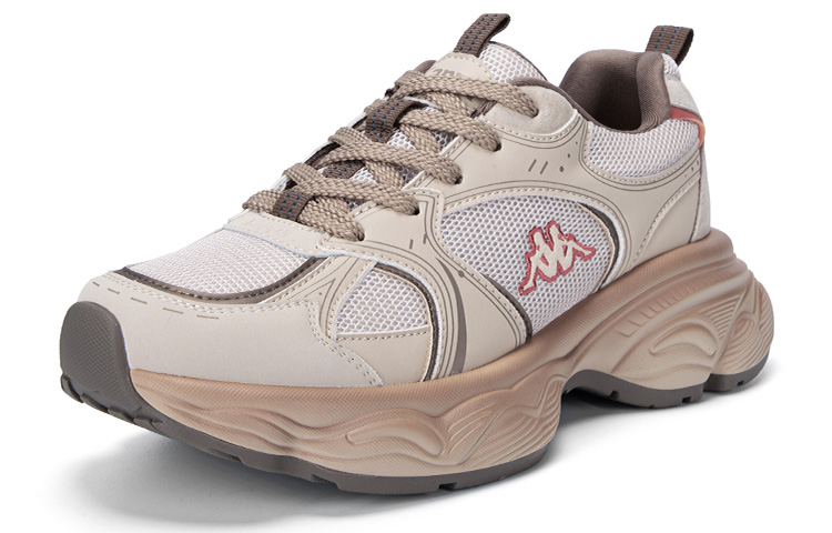 Kappa Slip Resistant Abrasion Resistant Low top Running Shoes Women’s Gray Khaki