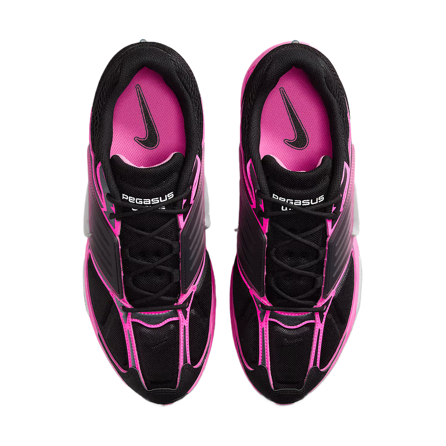 Nike Air Pegasus Wave Black Pink Blast Metallic Platinum