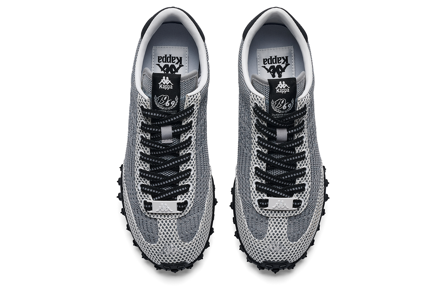 Kappa Lightweight And Breathable Low top Running Shoes Women’s Gray Black