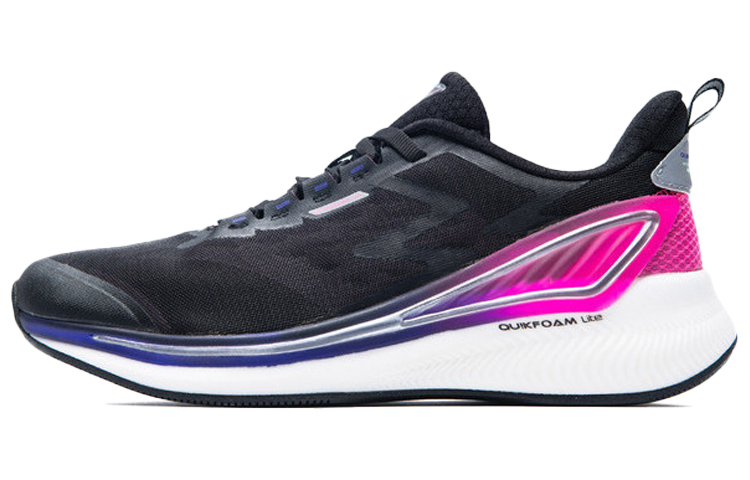 361° Night Shadows Comfortable And Trendy Cushioning Slip Resistant Low top Running Shoes Women’s Black Pink