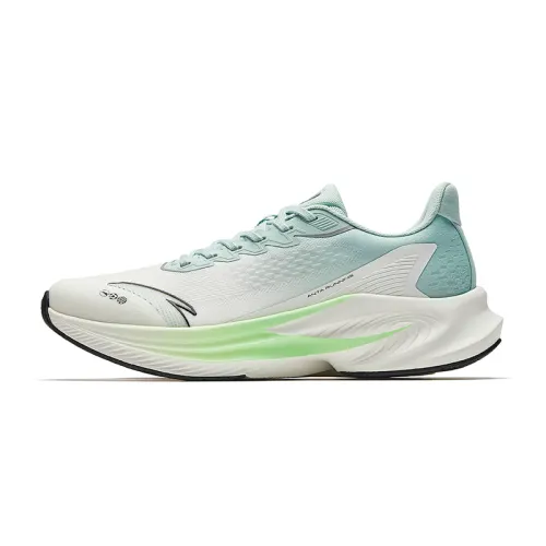 Anta Stinger 6 Low top Casual Running Shoes Men's Ivory White Rain Clear Green