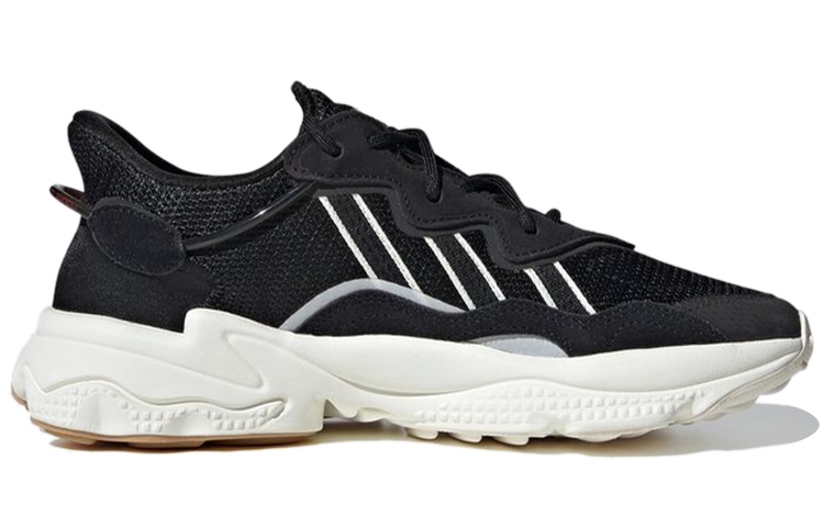 Женские кроссовки adidas originals Ozweego (черный / белый) — Чёрный / белый — фото 2