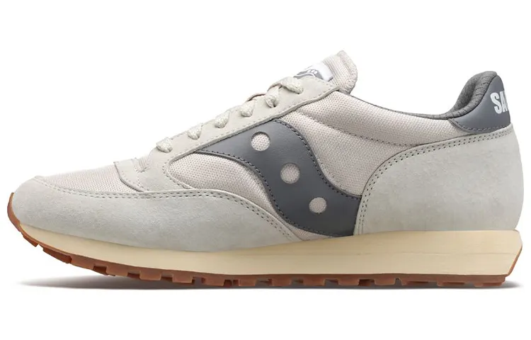 Saucony Jazz 81 Running Shoes Unisex Low Top Gray/White