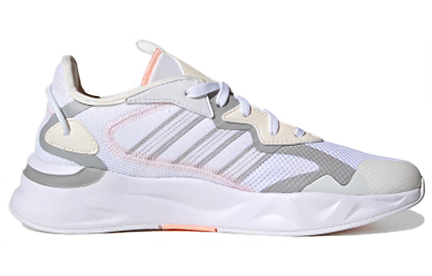 Женские кроссовки adidas neo Futureflow (белый / бежевый / серый) — фото 2