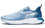 Li Ning Rebound Cushioning Breathable Lightweight Abrasion Resistant Low top Running Shoes Men's Blue
