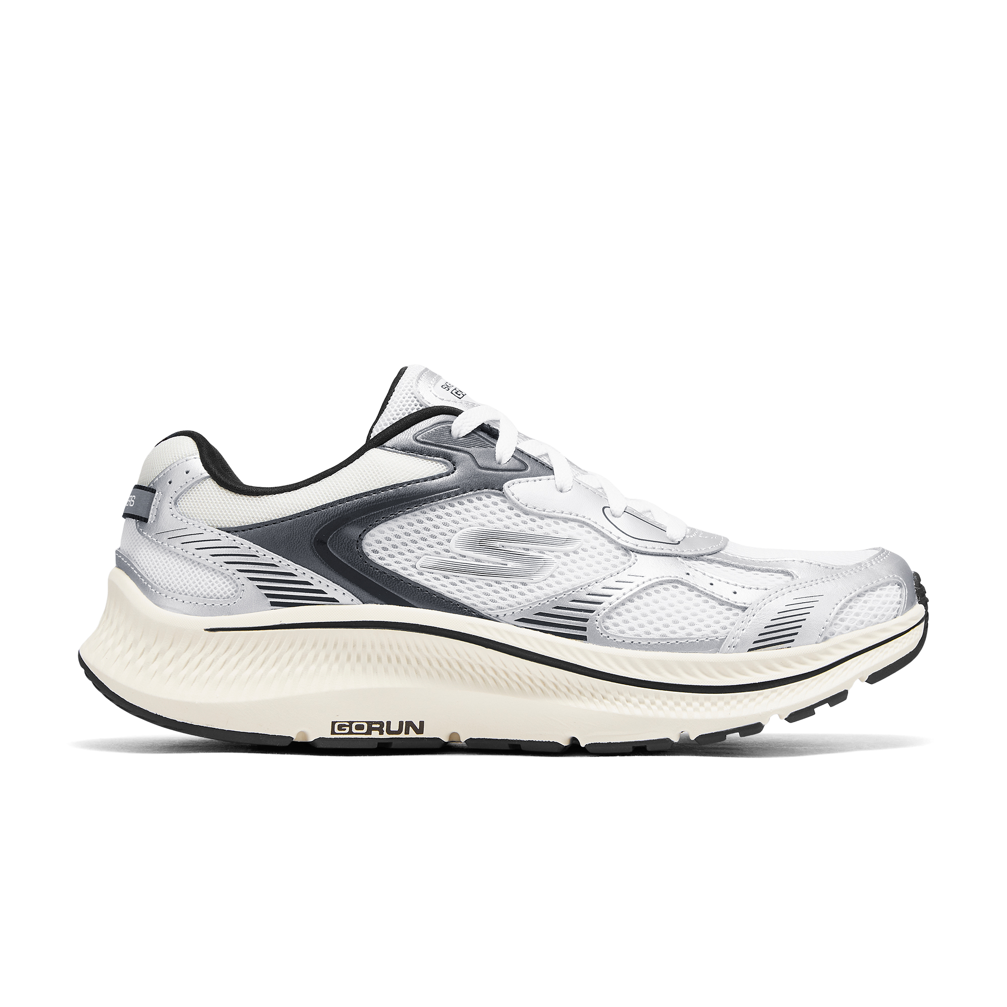 Skechers Go Run Consistent 2.0 Textile, Synthetic Leather Abrasion Resistant Breathable Rebound Low top Casual