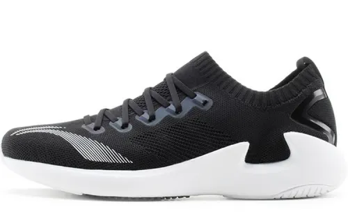 Li Ning Non slip Lightweight Low top Running Shoes Unisex Black